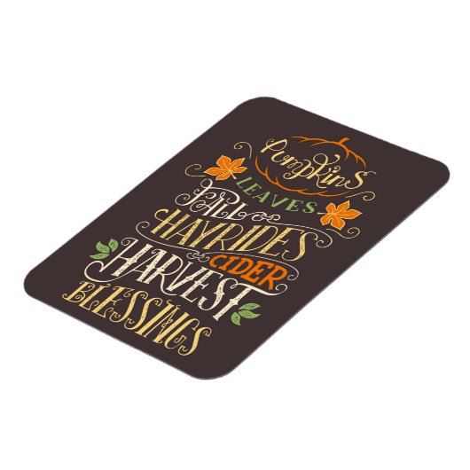 Herbst & Ernte Magnet (Linke Seite)