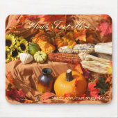 Herbst-Ernte-Mausunterlage Mousepad (Vorne)