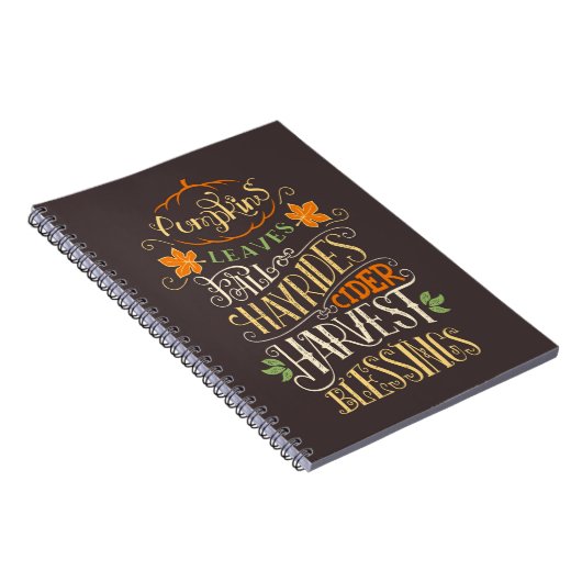 Herbst & Ernte Notizblock (Rechte Seite)