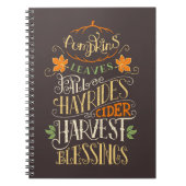 Herbst & Ernte Notizblock (Vorderseite)