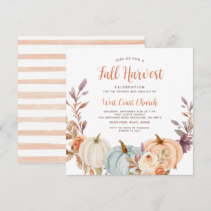 Herbst-Ernte-Party, Herbstfest, Herbstgemeinschaft Einladung