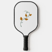 Herbst Ernte Pickleball - Gemütliches Gericht Vibe Schläger (Rückseite)
