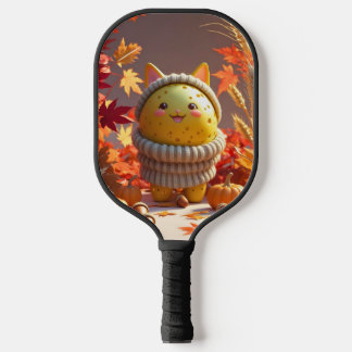 Herbst Ernte Pickleball - Gemütliches Gericht Vibe Schläger