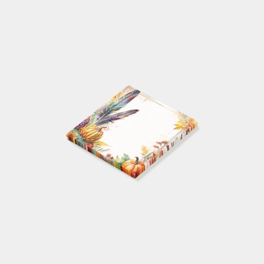 Herbst Ernte Post-It-Notes Post-it Klebezettel (angewinkelt)