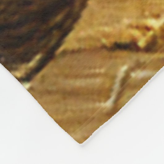 Herbst Ernte Prairie Gold Fleece Blanket (Ecke)