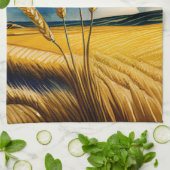 Herbst Ernte Prairie Gold Küchentücher (Gefaltet)