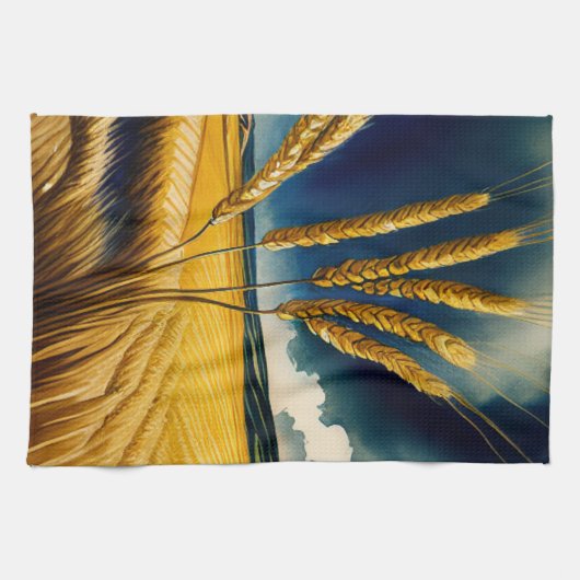 Herbst Ernte Prairie Gold Küchentücher (Horizontal)