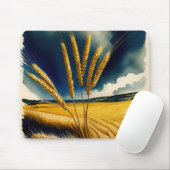 Herbst Ernte Prairie Gold Mousepad (Mit Mouse)