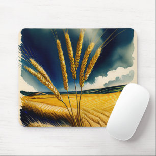Herbst Ernte Prairie Gold Mousepad