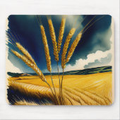 Herbst Ernte Prairie Gold Mousepad (Vorne)
