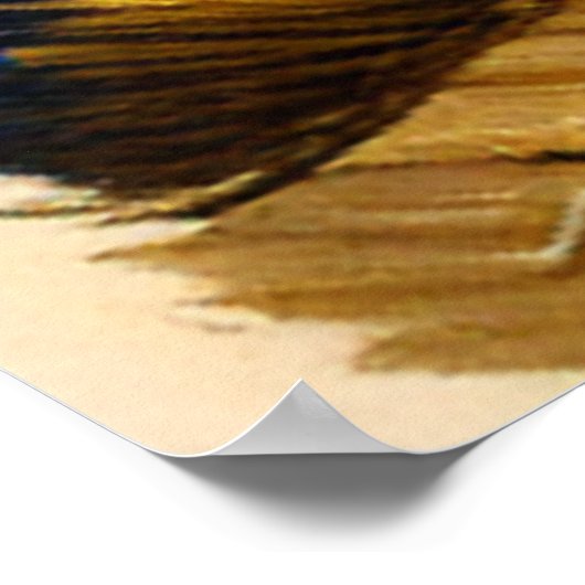 Herbst Ernte Prairie Gold Poster (Ecke)