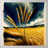Herbst Ernte Prairie Gold Poster (Vorne)