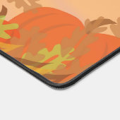 Herbst Ernte Saison Golden Pumpkin Schreibtischunterlage (Ecke)