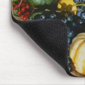 Herbst Ernte Stillleben mit Pumpkins, Gourmet Mousepad (Ecke)