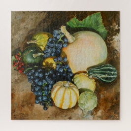 Herbst Ernte Stillleben mit Pumpkins, Gourmet Puzzle