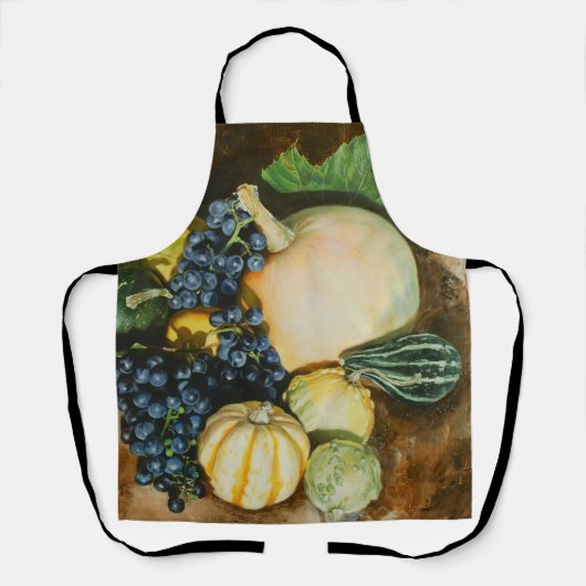 Herbst Ernte Stillleben mit Pumpkins, Gourmet Schürze (Vorderseite)