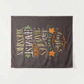 Herbst & Ernte Wandteppich (Vorderseite (Horizontal))