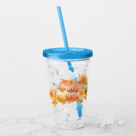 Herbst-Erntedank Acryltrinkbecher