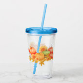 Herbst-Erntedank Acryltrinkbecher (Rückseite)