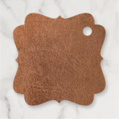 Herbst Erntedank Botanicale Extravaganter Platz Geschenkanhänger (Rückseite)