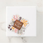 Herbst Erntedank Botanicale Extravaganter Platz Geschenkanhänger (Beispiel)