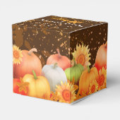 Herbst Erntedank Brown Geschenkschachtel (Rückseite)