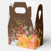 Herbst Erntedank Brown Geschenkschachtel (Geöffnet)