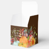 Herbst Erntedank Brown Geschenkschachtel (Geöffnet)