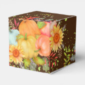 Herbst Erntedank Brown Geschenkschachtel (Rückseite)