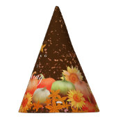 Herbst Erntedank Brown Partyhütchen (Rechts)