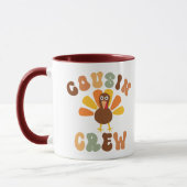 Herbst Erntedank Cousin Crew Herbst Türkei Kaffee Tasse (Links)
