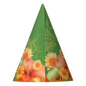 Herbst Erntedank Green Partyhütchen (Rückseite)