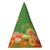 Herbst Erntedank Green Partyhütchen (Rechts)