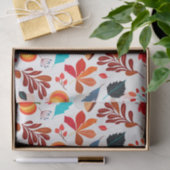 Herbst Erntedank Halloween Muster Seidenpapier (Geschenk)