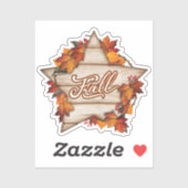 Herbst Erntedank Herbst Ernte Pumpkin Gewürz Spaß Aufkleber (Blatt)