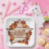 Herbst Erntedank Herbst Ernte Pumpkin Gewürz Spaß Pappteller (Party)