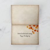 Herbst-Erntedank Karte (Innenseite)