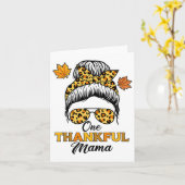 Herbst-Erntedank Karte (Gelbe Blume)