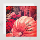 Herbst-Erntedank-Karte Feiertagskarte (Vorne/Hinten)