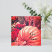 Herbst-Erntedank-Karte Feiertagskarte (Stehend Vorderseite)