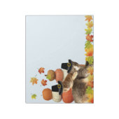 Herbst/Erntedank Katzennotiz Notizblock (Rotiert)