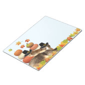 Herbst/Erntedank Katzennotiz Notizblock (angewinkelt)
