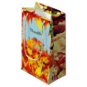 Herbst-Erntedank Kleine Geschenktüte (Vorderseite Schrägansicht)