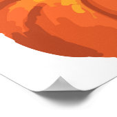 Herbst - Erntedank - Kürbis Poster (Ecke)