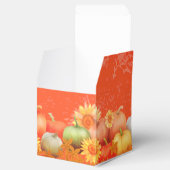 Herbst Erntedank Orange Geschenkschachtel (Geöffnet)