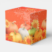 Herbst Erntedank Orange Geschenkschachtel (Rückseite)