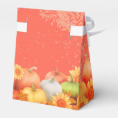 Herbst Erntedank Orange Geschenkschachtel (Rückseite)