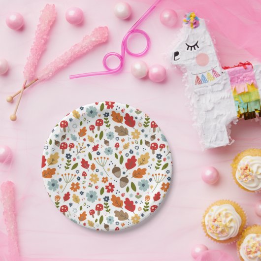 Herbst-Erntedank-Pilgerfeier Pappteller (Party)