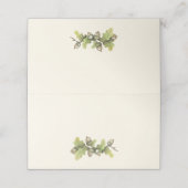 Herbst-Erntedank Platzkarte (Außenseite Aufgefaltet)