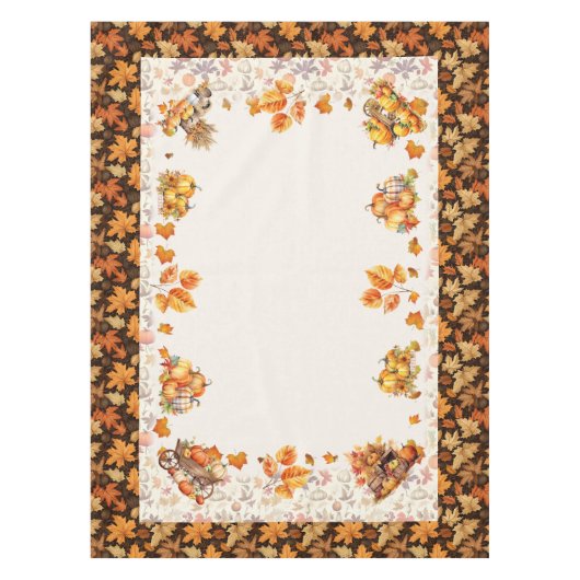 Herbst Erntedank rechteckige Tablette Tischdecke (Vorderseite)